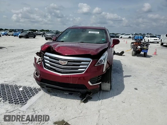 2017 Cadillac XT5 Luxury AWD with VIN 1GYKNDRS3HZ310912, listed as a Copart auction lot 50289855 with 59,464 mi miles and Salvage Title. Bid and sale history available at carsss.com. Image 11.