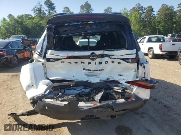 2023 Nissan Pathfinder Rock Creek with VIN 5N1DR3BD4PC269051, listed as a Copart auction lot 52195995 with 30,328 mi miles and Salvage title. Bid and sale history available at DreamBid. Image 6.