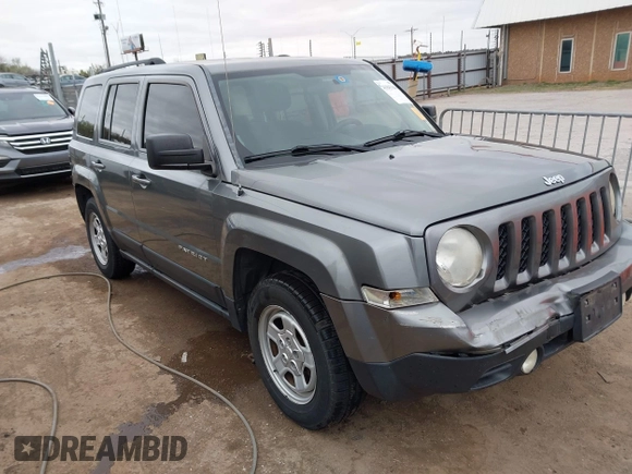 2012 Jeep Patriot Sport with VIN 1C4NJPBA4CD509247, listed as a IAAI auction lot 41843364 with 133,959 mi miles and . Bid and sale history available at DreamBid. Image 1.