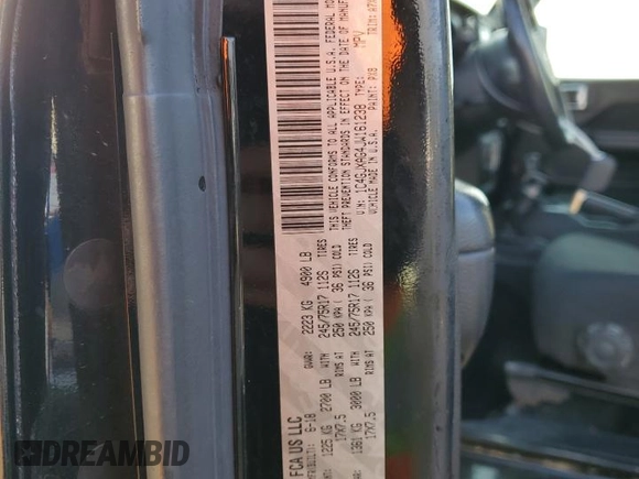 2018 Jeep Wrangler Sport S with VIN 1C4GJXAG4JW161238, listed as a Copart auction lot 42448695 with 87,003 mi miles and Salvage title. Bid and sale history available at DreamBid. Image 14.