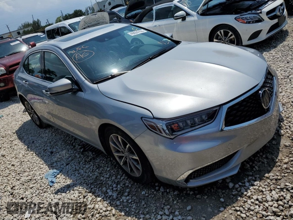 2020 Acura TLX with VIN 19UUB1F36LA013709, listed as a Copart auction lot 49624703 with 0 mi miles. Bid and sale history available at carsss.com. Image 4.
