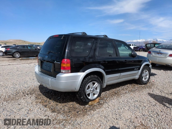 2006 Ford Escape Hybrid with VIN 1FMCU96H06KA75275, listed as a Copart auction lot 48596425 with 216,379 mi miles and Salvage title. Bid and sale history available at DreamBid. Image 3.