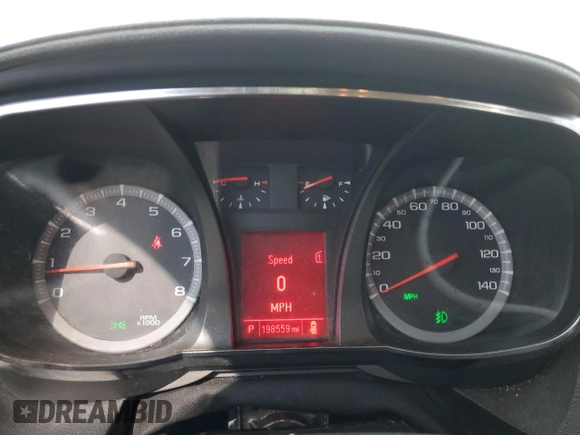 2012 GMC Terrain SLT-2 with VIN 2GKFLWE58C6200522, listed as a Copart auction lot 60616405 with 198,559 mi miles and Salvage title. Bid and sale history available at DreamBid. Image 9.