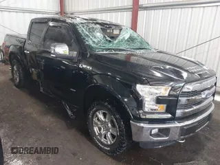 2016 Ford F-150 XLT with VIN 1FTEW1EG6GFC57493, listed as a IAAI auction lot 40383047 with 104,712 mi miles. Bid and sale history available at carsss.com. Image 1.