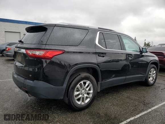 2018 Chevrolet Traverse LT Cloth with VIN 1GNERGKW1JJ249464, listed as a Copart auction lot 55763815 with 107,766 mi miles and Clean Title. Bid and sale history available at carsss.com. Image 3.