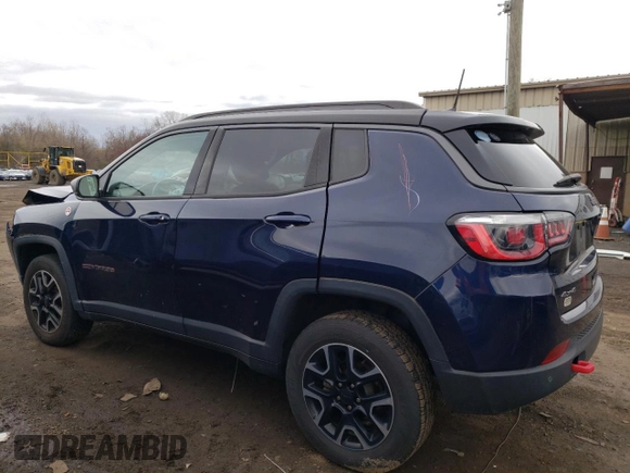 2019 Jeep Compass Trailhawk with VIN 3C4NJDDB2KT597762, listed as a Copart auction lot 53134575 with 85,119 mi miles and Salvage Title. Bid and sale history available at carsss.com. Image 2.