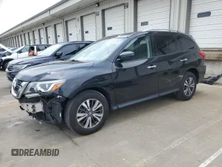 2018 Nissan Pathfinder SV z VIN 5N1DR2MM2JC625673, wystawiony jako Copart lot #60851035 z przebiegiem 120 790 mil mil oraz Szkoda całkowita • Salvage title. Historia ofert i sprzedaży dostępna na DreamBid. Obrazek 1.