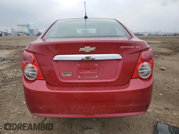 2015 Chevrolet Sonic LT z VIN 1G1JC5SH0F4162992, wystawiony jako Copart lot #53791265 z przebiegiem 76 209 mil mil oraz Szkoda całkowita • Salvage title. Historia ofert i sprzedaży dostępna na DreamBid. Obrazek 6.