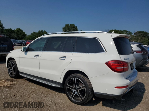 2017 Mercedes-Benz GLS 450 with VIN 4JGDF6EE2HA809590, listed as a Copart auction lot 67497034 with 127,943 mi miles and Salvage Title. Bid and sale history available at DreamBid. Image 2.