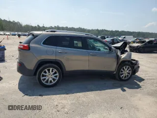 2017 Jeep Cherokee Limited with VIN 1C4PJLDB3HW549242, listed as a Copart auction lot 62075255 with 129,880 mi miles and Salvage title. Bid and sale history available at DreamBid. Image 3.