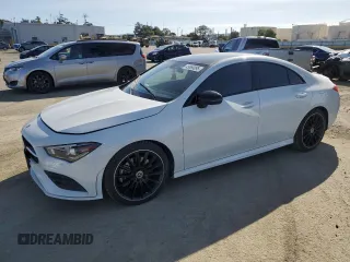 2020 Mercedes-Benz CLA 250 with VIN WDD5J4GB8LN062535, listed as a Copart auction lot 49666095 with 60,088 mi miles and Salvage Title. Bid and sale history available at DreamBid. Image 1.