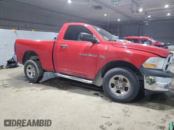 2012 Ram 1500 Express with VIN 3C6JD7AT1CG129804, listed as a Copart auction lot 84655944 with 148,248 mi miles and Salvage Title. Bid and sale history available at carsss.com. Image 4.