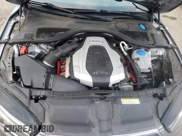 2017 Audi A7 Premium Plus with VIN WAUW2AFC7HN076600, listed as a Copart auction lot 60037813 with 93,547 mi miles. Bid and sale history available at carsss.com. Image 12.