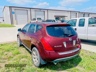 2007 Nissan Murano SL with VIN JN8AZ08T27W527641, listed as a Copart auction lot 56047425 with 121,670 mi miles and Salvage Title. Bid and sale history available at carsss.com. Image 3.