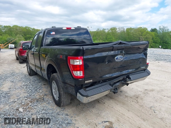 2023 Ford F-150 XL with VIN 1FTEX1EP8PKD51248, listed as a IAAI auction lot 42237097 with 90,886 mi miles and . Bid and sale history available at DreamBid. Image 3.