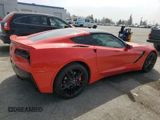 2015 Chevrolet Corvette Z51 3LT with VIN 1G1YL2D73F5121378, listed as a Copart auction lot 48764725 with 54,208 mi miles and Salvage Title. Bid and sale history available at carsss.com. Image 3.