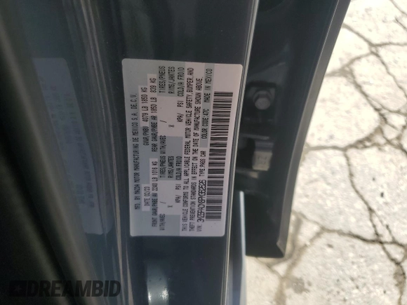 2023 Mazda 3 S Preferred with VIN 3MZBPACM8PM362526, listed as a Copart auction lot 43704735 with 51,350 mi miles and Salvage Title. Bid and sale history available at DreamBid. Image 13.