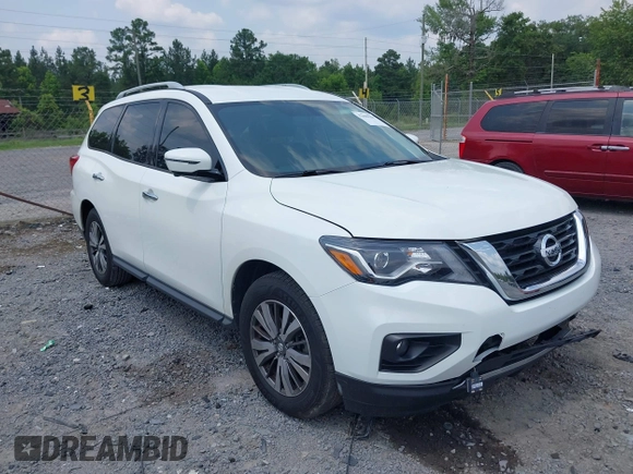 2018 Nissan Pathfinder SL with VIN 5N1DR2MN7JC634815, listed as a IAAI auction lot 42400584 with 97,886 mi miles and . Bid and sale history available at DreamBid. Image 1.