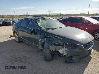 2015 Mazda 6 i Touring with VIN JM1GJ1V51F1224211, listed as a Copart auction lot 52652545 with 176,399 mi miles and Salvage Title. Bid and sale history available at carsss.com. Image 4.