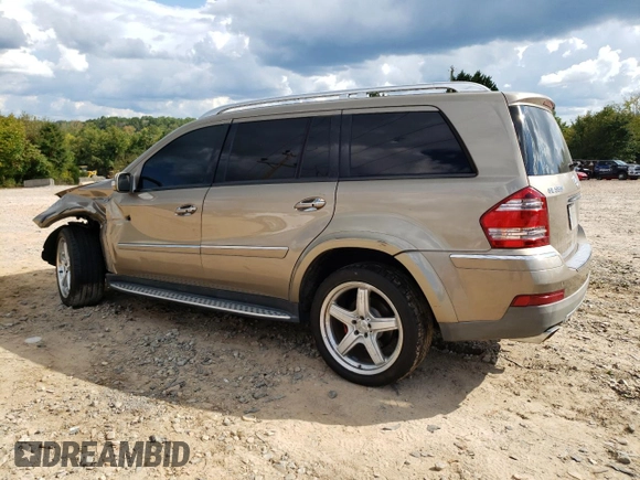 2008 Mercedes-Benz GL-Class 5.5L with VIN 4JGBF86E58A326564, listed as a Copart auction lot 72477614 with 169,947 mi miles and Salvage Title. Bid and sale history available at carsss.com. Image 2.