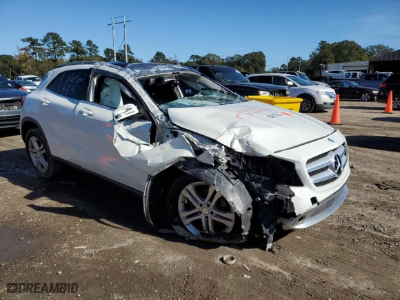 2015 Mercedes-Benz GLA-Class GLA 250 with VIN WDCTG4EB6FJ113541, listed as a Copart auction lot 83617674 with 0 mi miles and Salvage Title. Bid and sale history available at carsss.com. Image 4.