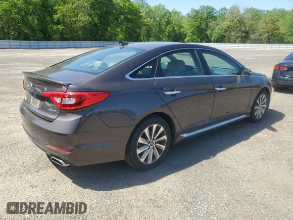 2016 Hyundai Sonata Sport with VIN 5NPE34AF7GH373850, listed as a Copart auction lot 54975115 with 160,303 mi miles and Clean Title. Bid and sale history available at DreamBid. Image 3.