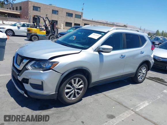 2017 Nissan Rogue S with VIN KNMAT2MT5HP588959, listed as a IAAI auction lot 39662668 with 224,444 mi miles and . Bid and sale history available at carsss.com. Image 2.