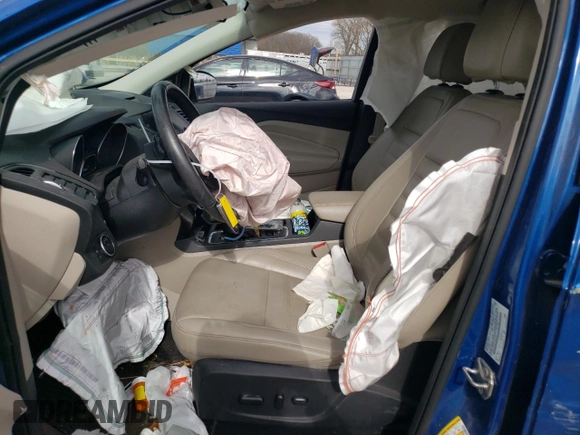 2017 Ford Escape Titanium with VIN 1FMCU0JD9HUD76425, listed as a Copart auction lot 50788845 with 118,072 mi miles and Salvage Title. Bid and sale history available at carsss.com. Image 7.