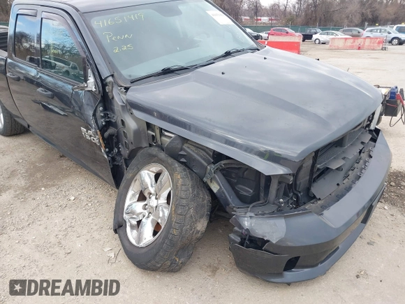 2018 Ram 1500 Express with VIN 1C6RR7FT4JS348324, listed as a IAAI auction lot 41651419 with 74,127 mi miles. Bid and sale history available at carsss.com. Image 6.