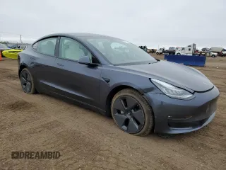 2021 Tesla Model 3 Long Range with VIN 5YJ3E1EB2MF852663, listed as a Copart auction lot 54726615 with 29,215 mi miles and Clean Title. Bid and sale history available at carsss.com. Image 4.