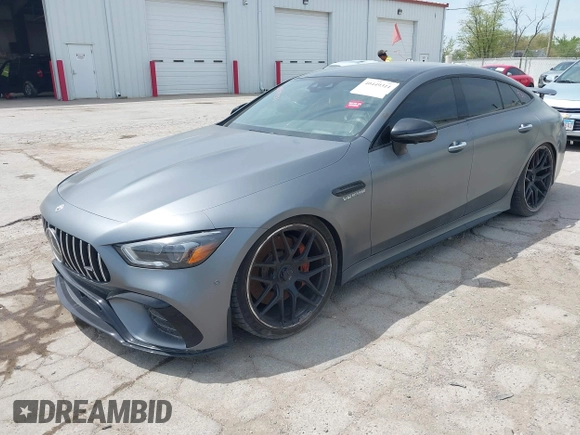 2020 Mercedes-Benz AMG GT 63 S with VIN WDD7X8KB7LA012481, listed as a IAAI auction lot 40449311 with Not provided miles and . Bid and sale history available at DreamBid. Image 18.
