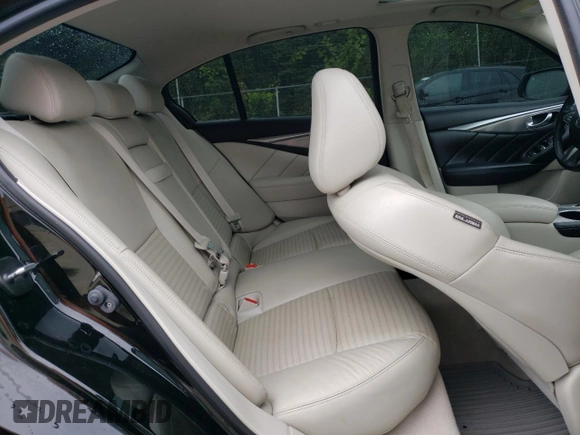 2016 Infiniti Q50 Red Sport 400 with VIN JN1FV7AR4GM450788, listed as a Copart auction lot 63069385 with 87,740 mi miles and Salvage title. Bid and sale history available at DreamBid. Image 10.