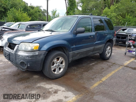 2005 Ford Escape XLT with VIN 1FMYU03165KD74390, listed as a IAAI auction lot 42799963 with 262,762 mi miles and . Bid and sale history available at DreamBid. Image 2.
