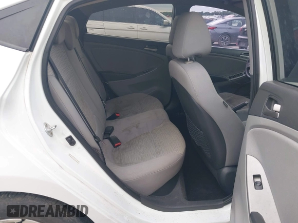 2016 Hyundai Accent SE with VIN KMHCT4AE1GU044156, listed as a IAAI auction lot 42350598 with 130,287 mi miles and . Bid and sale history available at DreamBid. Image 8.