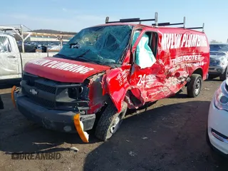2017 Chevrolet Express Cargo with VIN 1GCZGHFG9H1143749, listed as a IAAI auction lot 41482229 with 234,220 mi miles and . Bid and sale history available at DreamBid. Image 2.