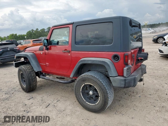 2008 Jeep Wrangler X with VIN 1J4FA24188L503687, listed as a Copart auction lot 61810715 with 117,489 mi miles and Salvage title. Bid and sale history available at DreamBid. Image 2.