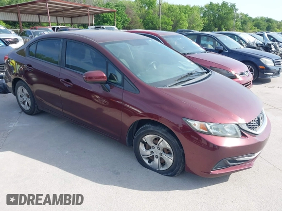 2014 Honda Civic LX with VIN 19XFB2F54EE050014, listed as a IAAI auction lot 42025589 with 245,299 mi miles and . Bid and sale history available at DreamBid. Image 1.