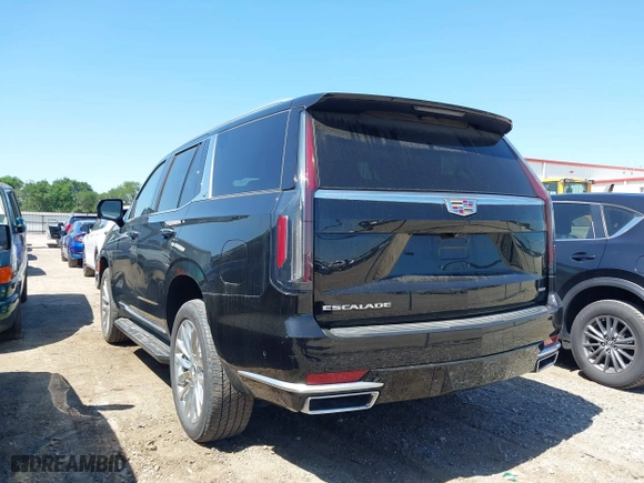 2023 Cadillac Escalade 4WD Premium Luxury with VIN 1GYS4BKL0PR409325, listed as a IAAI auction lot 41973567 with 32,398 mi miles. Bid and sale history available at carsss.com. Image 3.