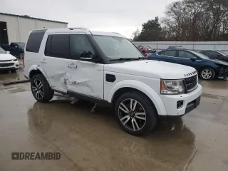 2016 Land Rover LR4 HSE Lux with VIN SALAK2V69GA829847, listed as a Copart auction lot 48519875 with 185,226 mi miles and Salvage title. Bid and sale history available at DreamBid. Image 4.