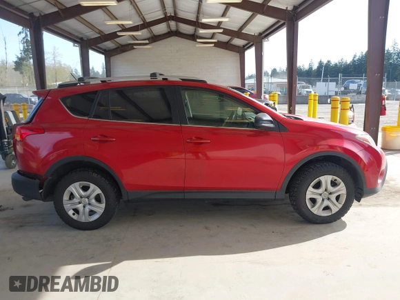 2015 Toyota RAV4 LE with VIN JTMBFREV7FJ034732, listed as a IAAI auction lot 42050858 with 45,749 mi miles. Bid and sale history available at carsss.com. Image 14.