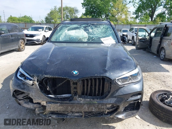 2022 BMW X5 xDrive40i with VIN 5UXCR6C01N9K28396, listed as a IAAI auction lot 42242778 with 43,350 mi miles and . Bid and sale history available at DreamBid. Image 12.
