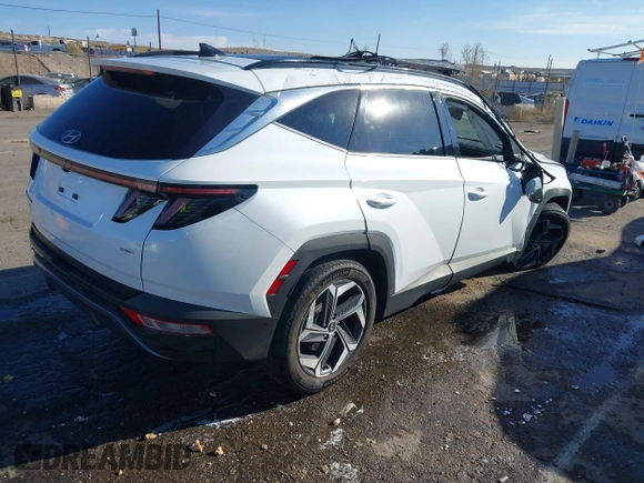2022 Hyundai Tucson Limited with VIN 5NMJECAE5NH027087, listed as a IAAI auction lot 40995326 with 15,083 mi miles. Bid and sale history available at carsss.com. Image 4.