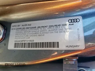2015 Audi A3 1.8T Premium with VIN WAUACGFF5F1010023, listed as a Copart auction lot 48317835 with 100,277 mi miles and Salvage Title. Bid and sale history available at carsss.com. Image 13.