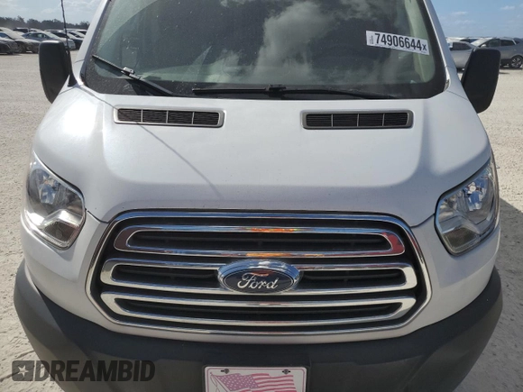 2019 Ford Transit with VIN 1FTYE1ZM0KKA84814, listed as a Copart auction lot 74906644 with 85,551 mi miles and Salvage Title. Bid and sale history available at carsss.com. Image 12.