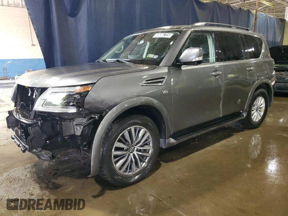 2022 Nissan Armada SL with VIN JN8AY2BA3N9392879, listed as a Copart auction lot 89096725 with 53,545 mi miles and Clean Title. Bid and sale history available at carsss.com. Image 1.
