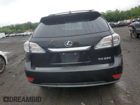 2011 Lexus RX 350 with VIN JTJBK1BA8B2015106, listed as a Copart auction lot 61424825 with 317,073 mi miles and Clean title. Bid and sale history available at DreamBid. Image 6.