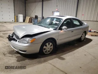 2005 Ford Taurus SEL with VIN 1FAFP56S15A161864, listed as a Copart auction lot 52512795 with 106,947 mi miles and Salvage Title. Bid and sale history available at DreamBid. Image 1.