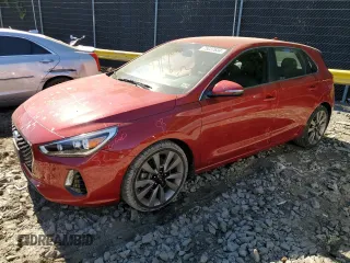 2018 Hyundai Elantra GT Sport with VIN KMHH55LC5JU072065, listed as a Copart auction lot 75037634 with 40,363 mi miles and Salvage Title. Bid and sale history available at carsss.com. Image 1.
