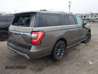 2019 Ford Expedition Max Limited with VIN 1FMJK2AT4KEA46550, listed as a IAAI auction lot 41715133 with 113,130 mi miles and . Bid and sale history available at DreamBid. Image 4.
