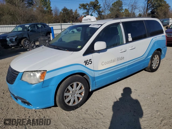 2015 Chrysler Town & Country Touring with VIN 2C4RC1BG7FR637030, listed as a Copart auction lot 48861175 with 268,749 mi miles and Clean Title. Bid and sale history available at carsss.com. Image 1.